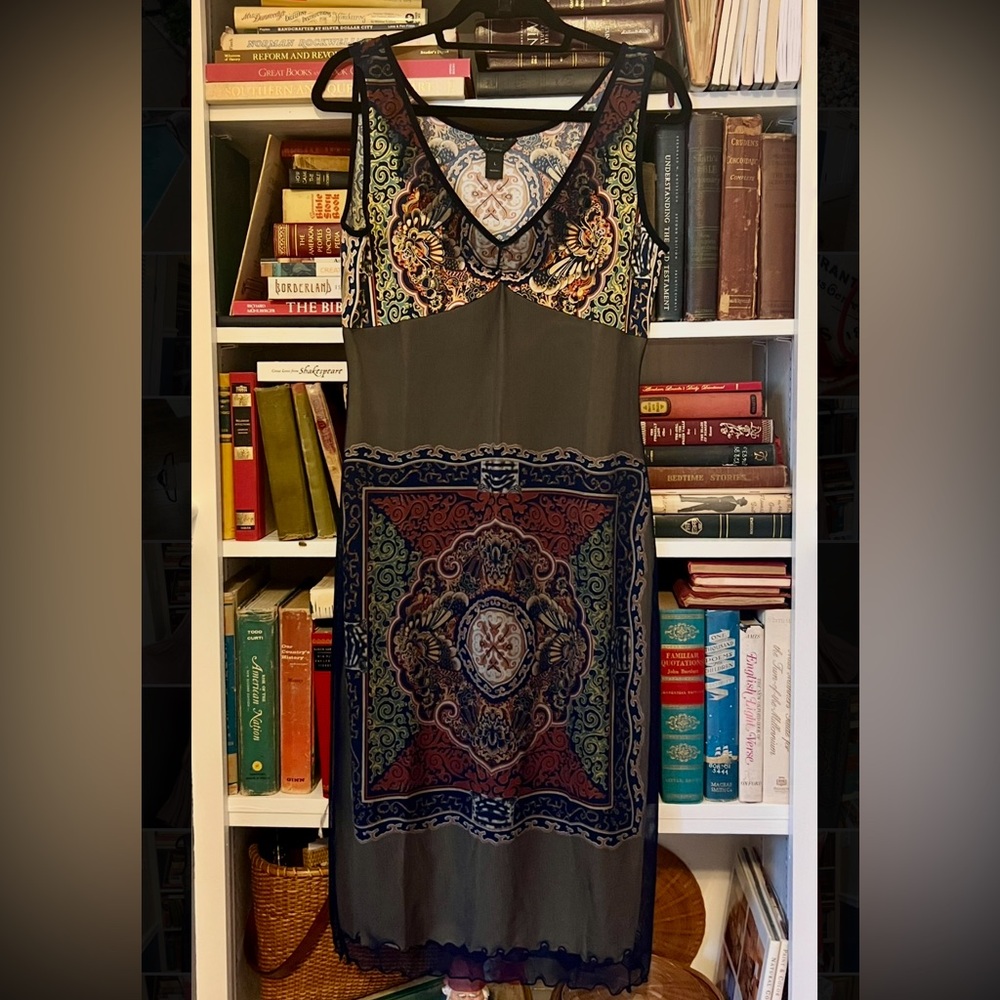 Y2K Style Anac Artistic Sleeveless Dress